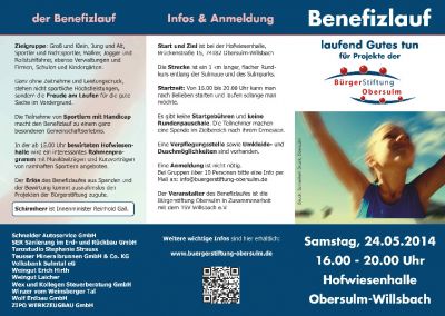Mehr Infos auf dem Flyer des Benefizlaufs