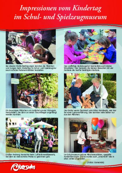 Impressionen vom Kindertag in Obersulm