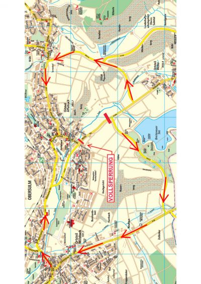 Bauarbeiten in der Weilerstraße