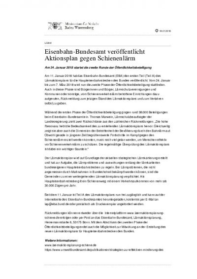 2. Runde der Öffentlichkeitsbeteiligung