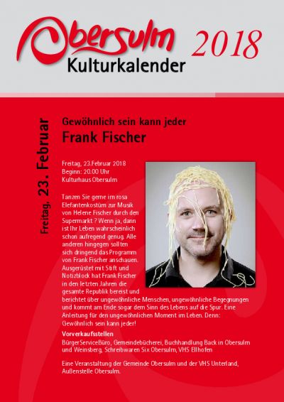 Gewöhnlich sein kann jeder - Frank Fischer
