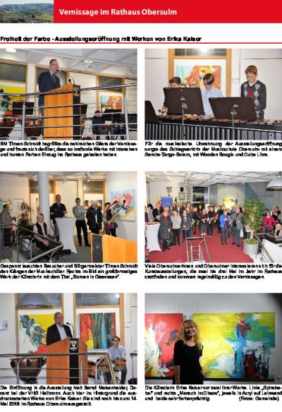 Vernissage im Rathaus Obersulm