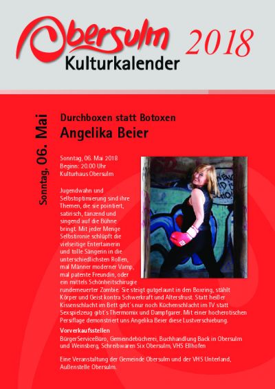 Durchboxen statt Botoxen
