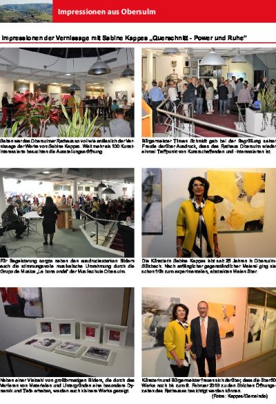 Vernissage von Sabine Kappes - Impressionen