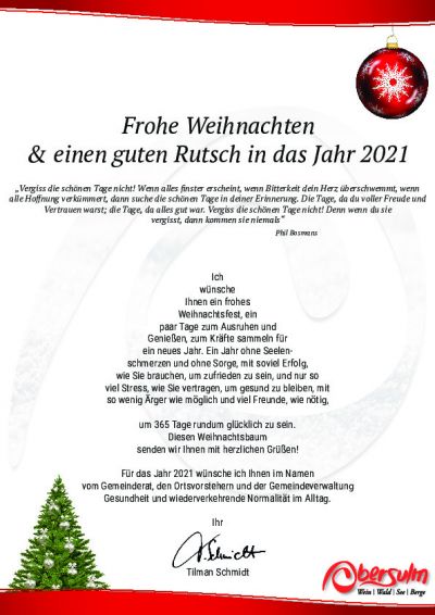 Weihnachtsgruß