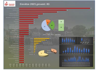 Einsatzübersicht 2021