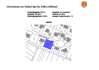 Übersichtsplan und Information