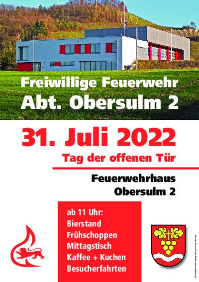 Tag der offenen Tür Feuerwehrhaus Obersulm 2