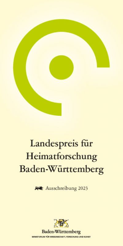 Landespreis für Heimatforschung 2023