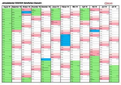 Ferienplan 2023/24