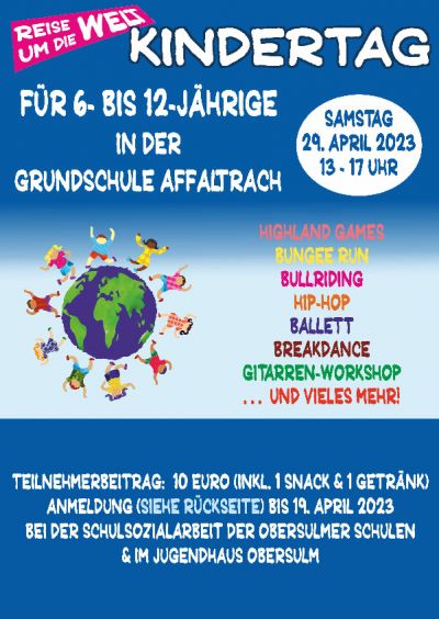 Kindertag 2023 Anmeldungs-Flyer