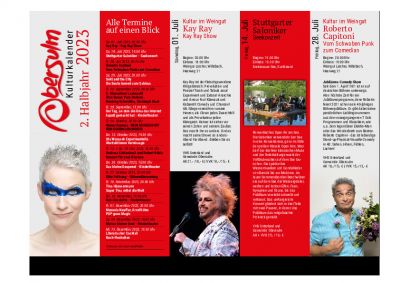 Kulturkalender 2. Halbjahr 2023