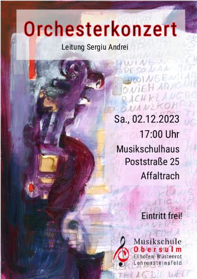 Orchesterkonzert Sergiu Andrei, 02.12.23