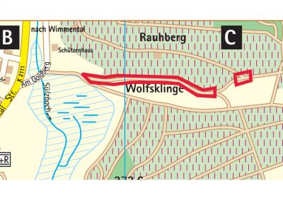 Ortsplan Wolfsklinge