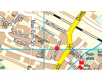 Ortsplan Daimlerstraße