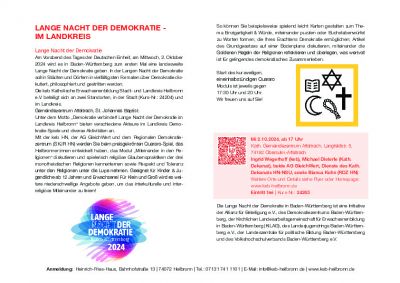 Lange Nacht der Demokratie 2024