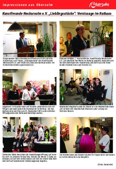 Impressionen der Ausstellungseröffnung