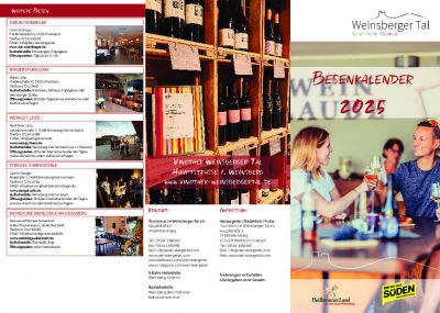 Besenkalender und Weinfeste 2025