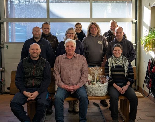 – Johannes Kübler, vorne Mitte.Foto: Wasserverband Sulm – Johannes Kübler, vorne Mitte.Foto: Wasserverband Sulm