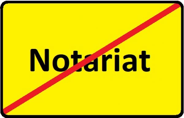 Symbol für geschlossenes Notariat