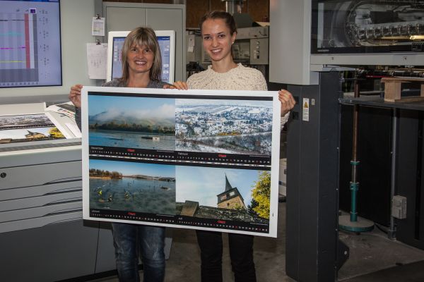 Andruck des Fotokalenders 2018 (Foto Mester)