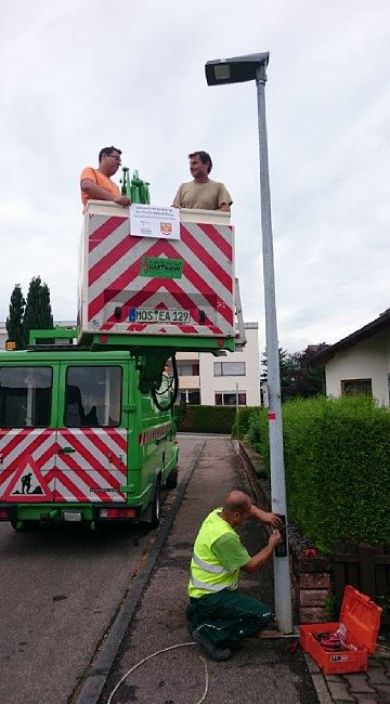 Energetische Sanierung der Straßenbeleuchtung in Obersulm 2016