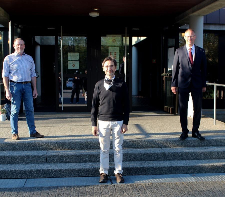 Joachim Schramm (links), Peter Dossow (Mitte), Tilman Schmidt (rechts) (© Foto: G. Döttling)