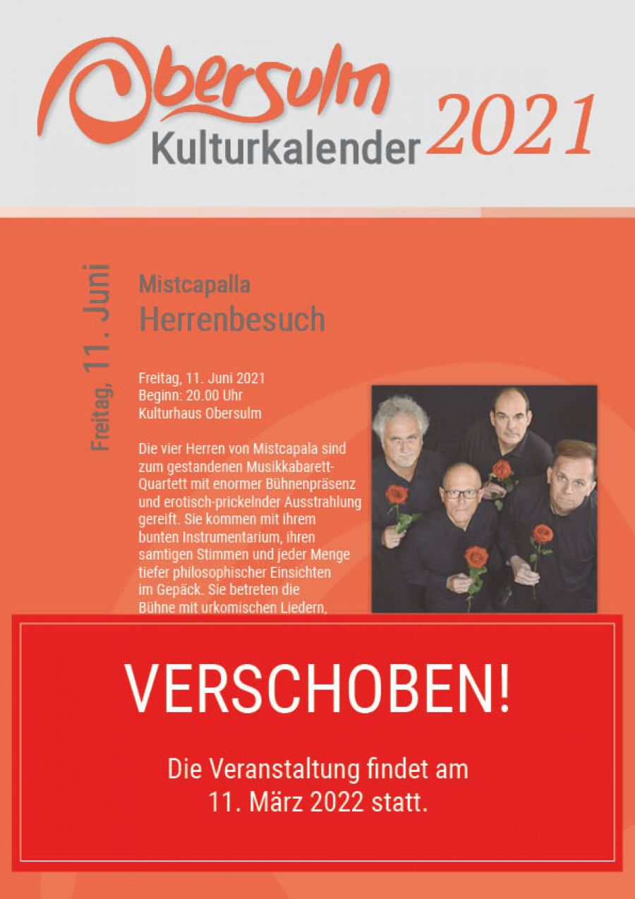 Verschoben: Mistcapalla - Herrenbesuch