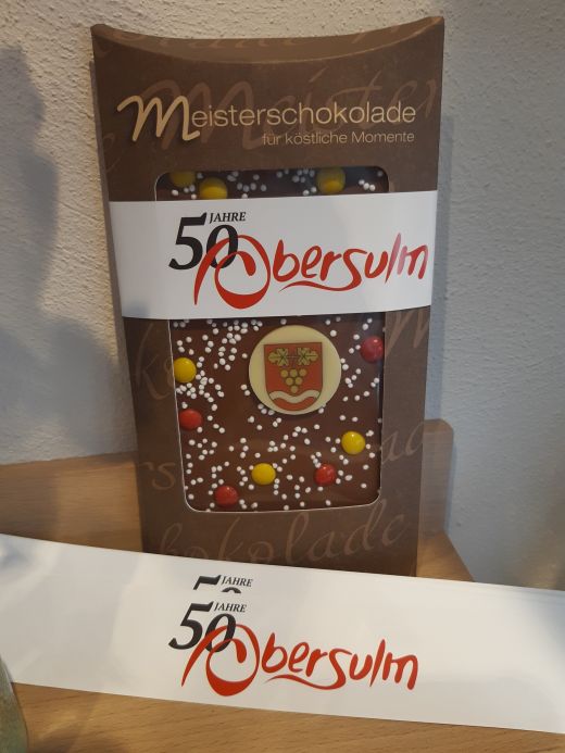 Jubiläumsschokolade