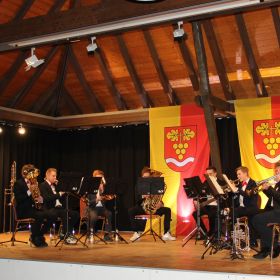  – Es spielten die Brass Jokers der Musikschule Obersulm. (Foto: Gemeinde)