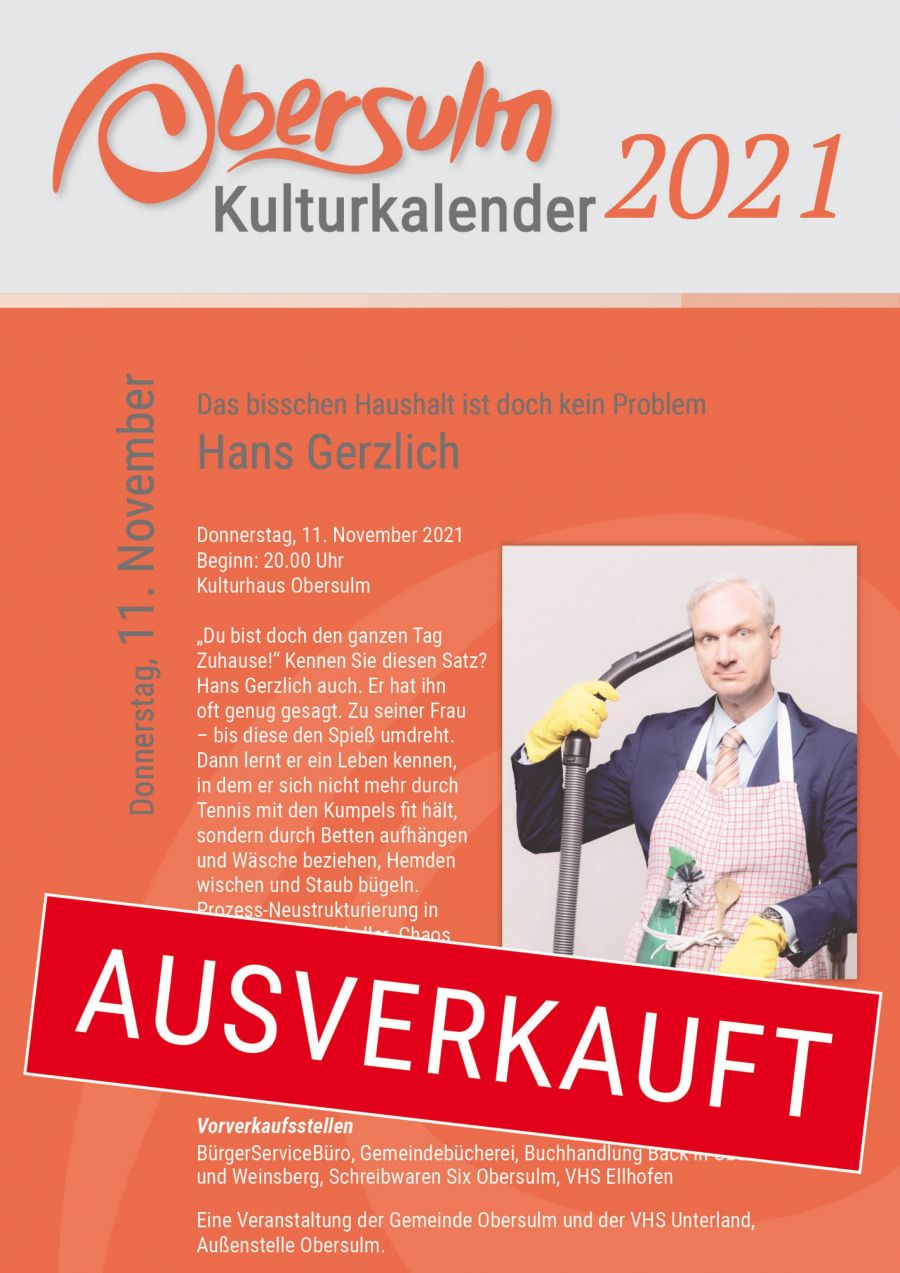 Hans Gerzlich - Ausverkauft