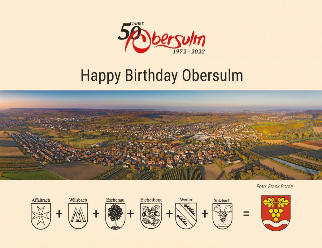 50 jahre Obersulm – Monatliches Jubiläums Journal