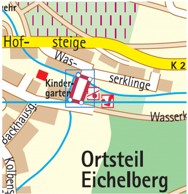 Wasserleitungsarbeiten in Eichelberg