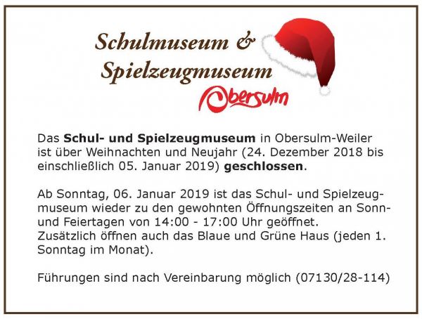 Schul- und Spielzeugmuseum Obersulm