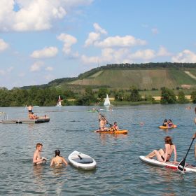 Badespaß am Breitenauer See