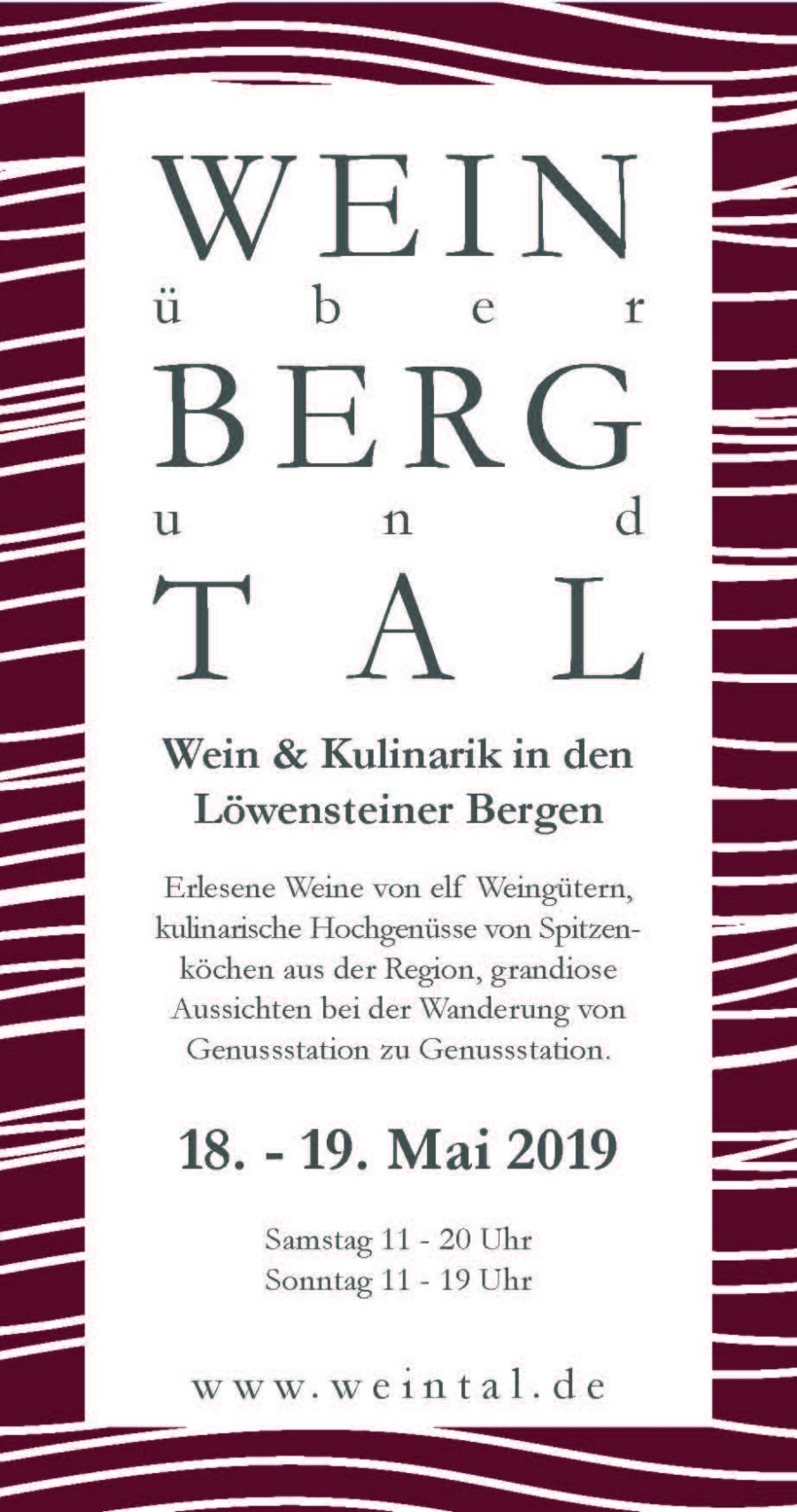 Wein über Berg und Tal 2019