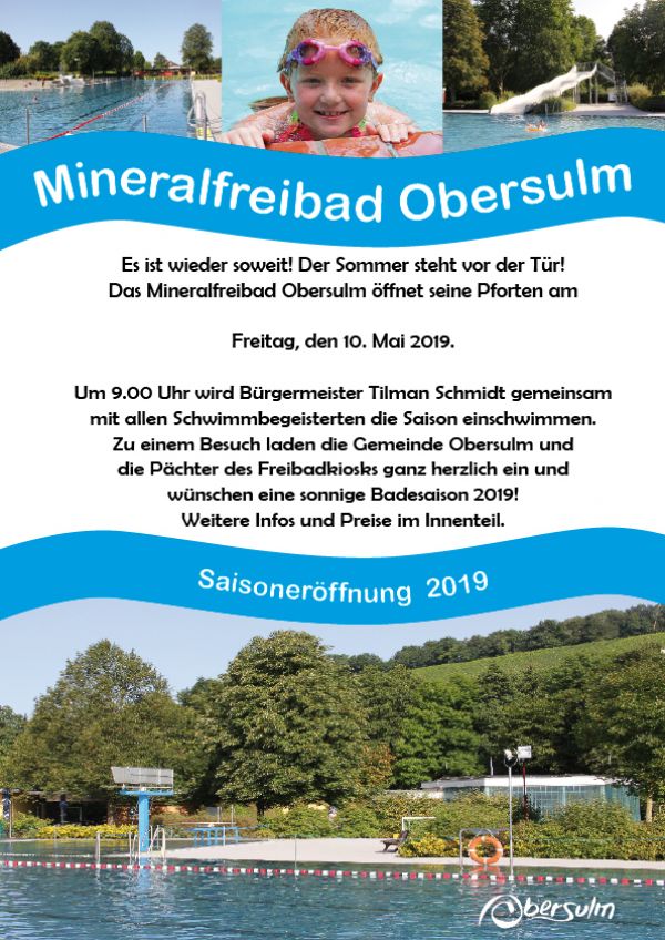 Titelbild Mineralfreibad Obersulm 2019