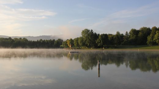 Der Breitenauer See im Morgendunst (Foto: Hartmann-Müller) (© Hartmann)