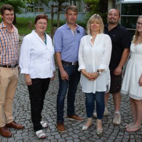 Neue Mitglieder des Gemeinderats 2019 – Nico Knapp, Dr. Heidi Kübler, Marco Wolf, Gina Gaschik, Roman Weber, Luisa Kaczmarek, Axel Leinz und Roland Eisele (verhindert) (v.l.n.r.) (© Fotoclub Obersulm)