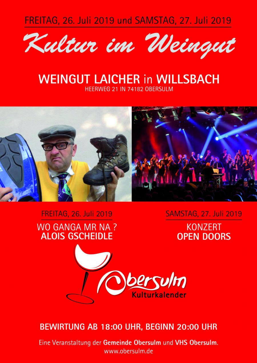 Kultur im Weingut 2019