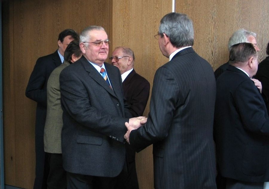  – Rudolf Abt (links) im Jahr 2005