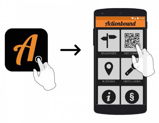 Actionbound-App starten