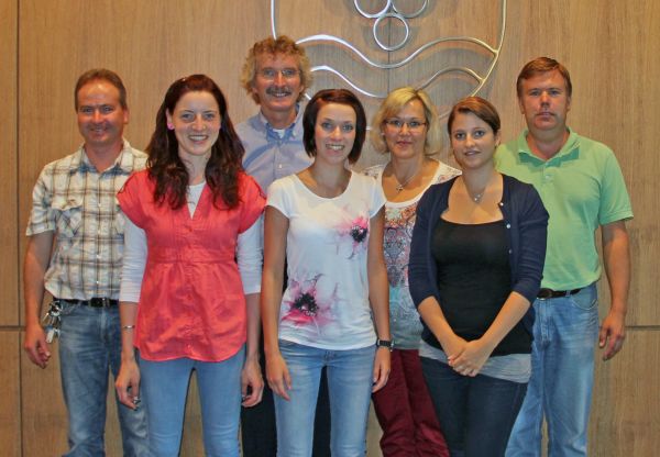 Der neugewählte Personalrat: (von links nach rechts) Oliver Unger, Katja Frank,  Karlheinz Schmidt, Vera Brönner, Christina Schweikert, Nathalie Wolf und Manfred Smerling – 