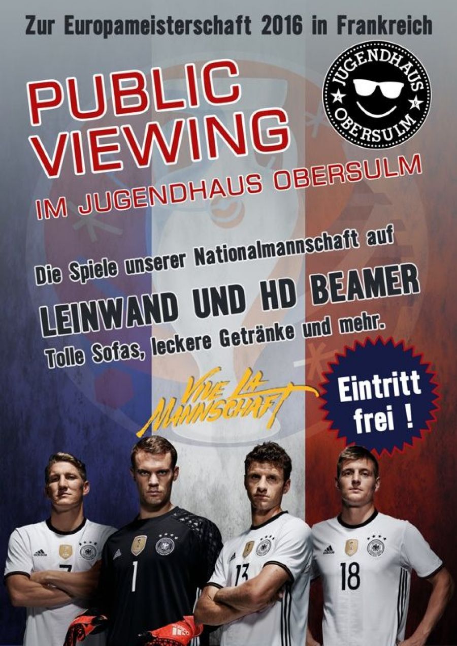 Fu&szlig;ball WM - Public Viewing im Jugendhaus Obersulm