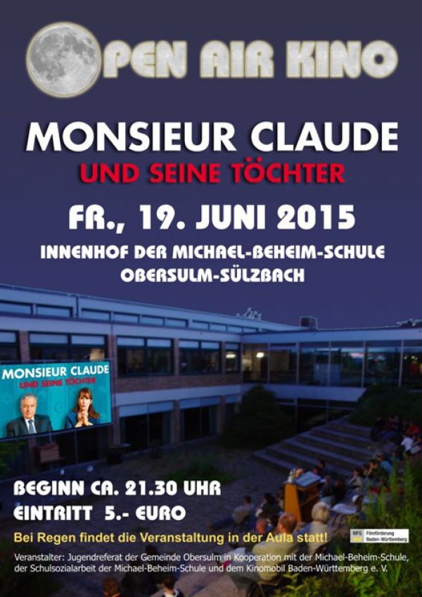 Open Air-Kino mit &bdquo;Monsieur Claude und seine Töchter&ldquo;
