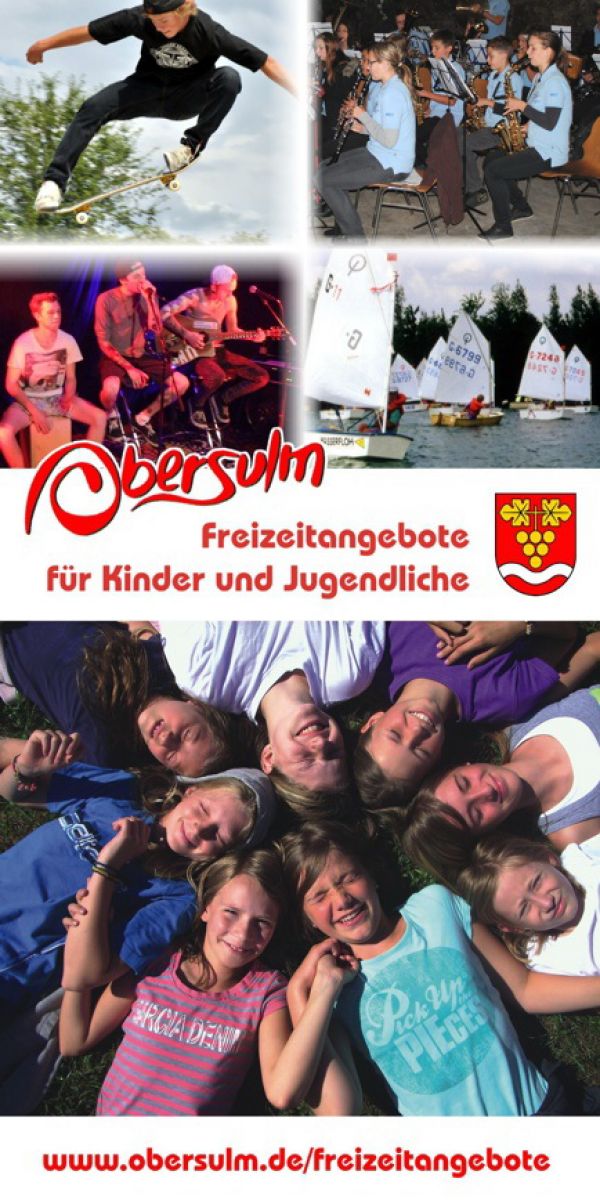 6. Auflage der Broschüre &bdquo;Freizeitangebote für Kinder und Jugendliche in Obersulm&ldquo; erschienen