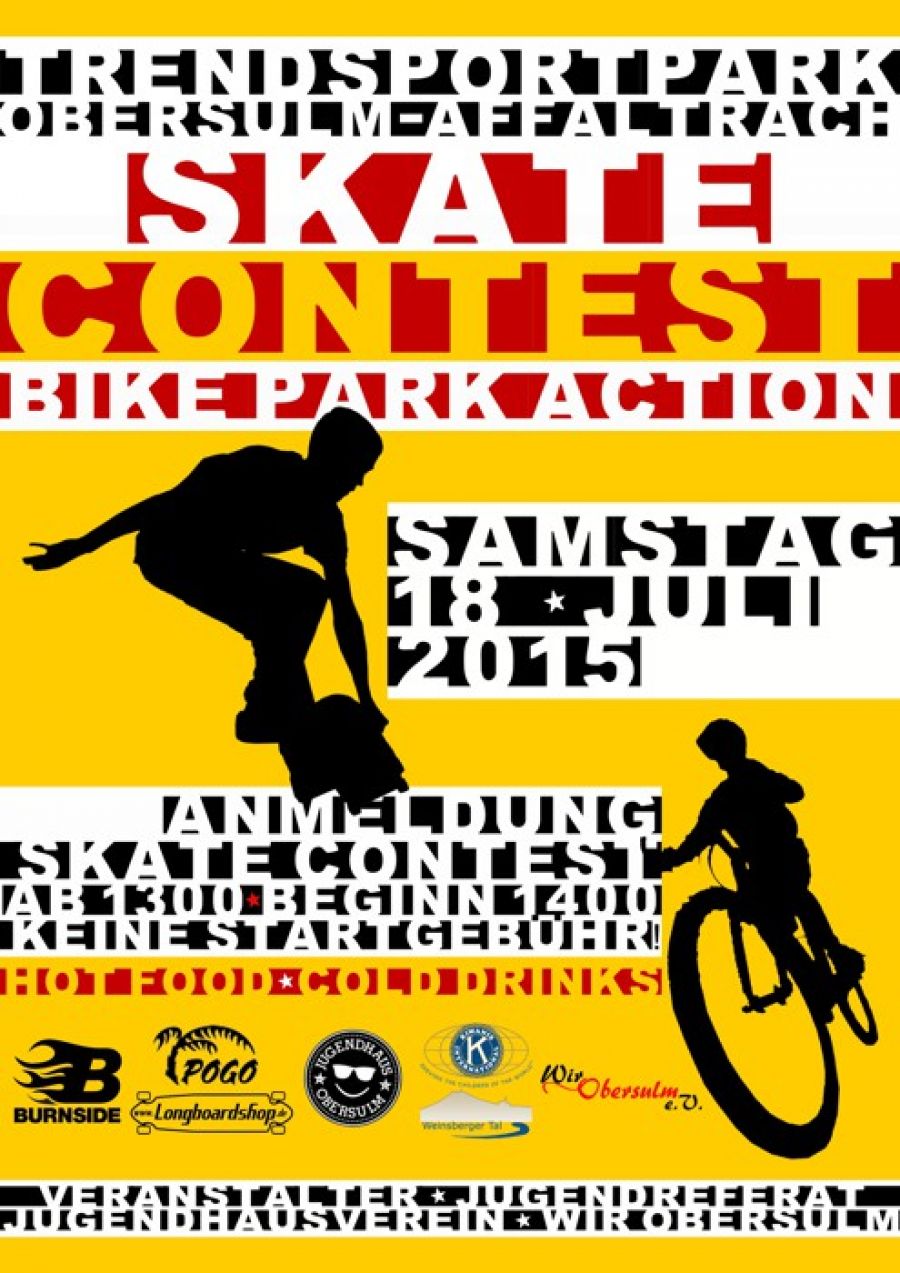 Skate Contest am Trendsportpark Obersulm-Affaltrach