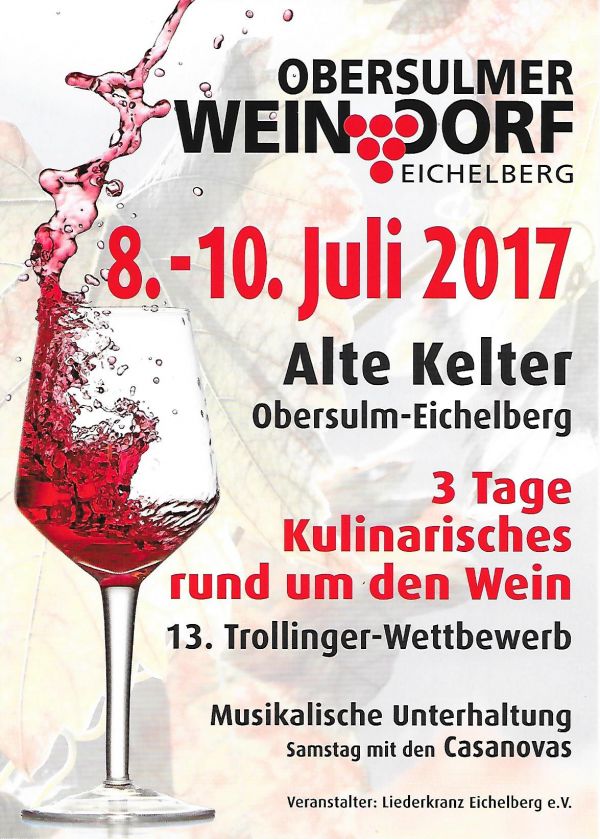 Obersulmer Weindorf 2017