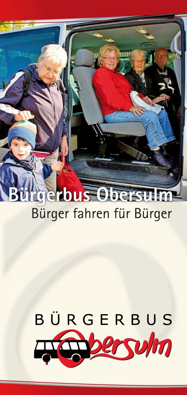 Neuer Flyer "Bürgerbus Obersulm"