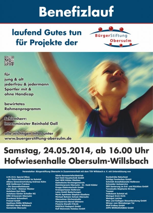 Benefizlauf der Bürgerstiftung Obersulm